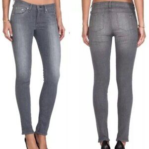 rag & bone light gray skinny denim jeans 24